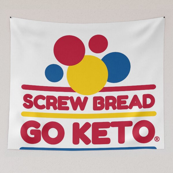 Item preview, Screw Bread Go Keto designed and sold by PaintEtchDesign.