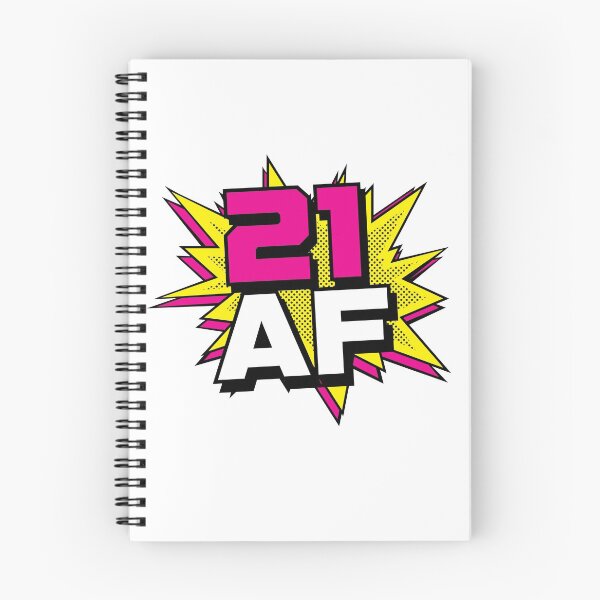 Item preview, 21st Birthday Tee 21 AF Tee designed and sold by samraheel.