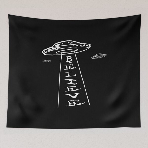 Item preview, UFO Tractor Beam Abduction BELIEVE designed and sold by KoolMoDee.