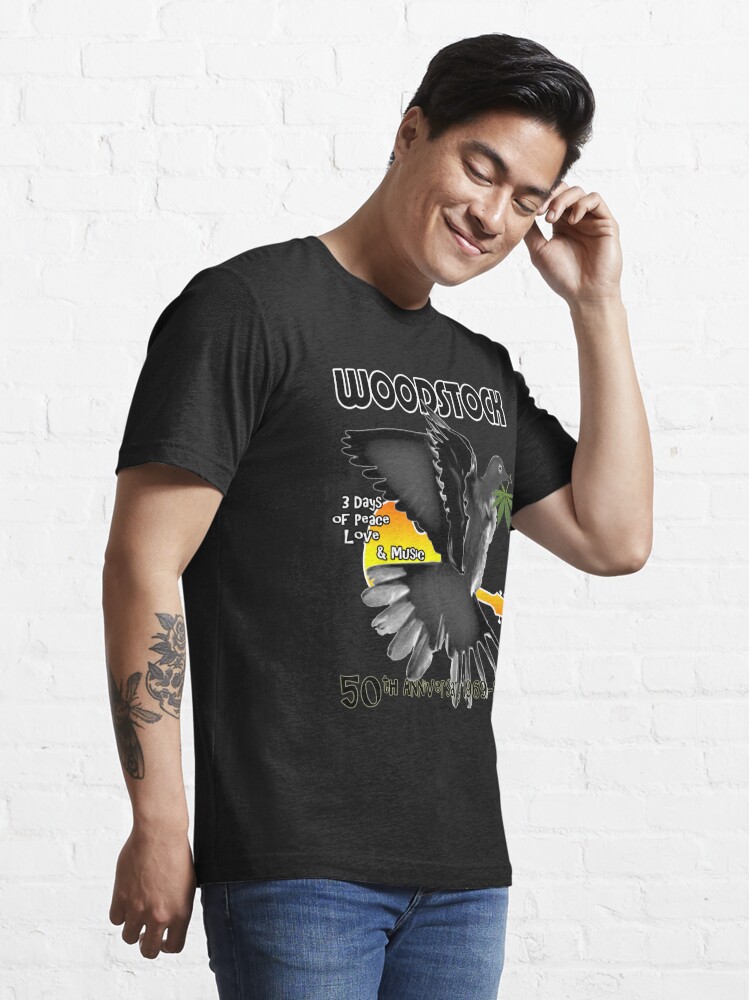 Alternate view of Woodstock 50th Essential T-Shirt