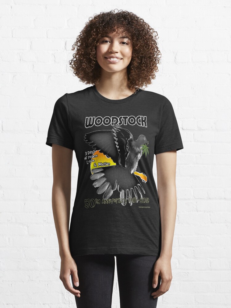 Alternate view of Woodstock 50th Essential T-Shirt