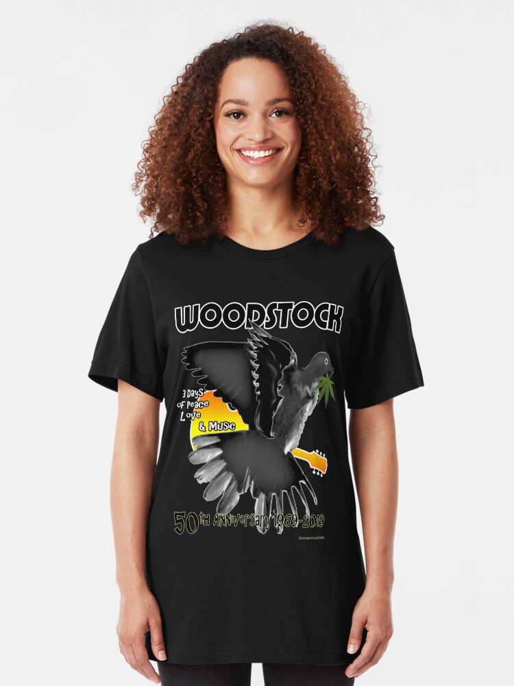 Alternate view of Woodstock 50th Slim Fit T-Shirt