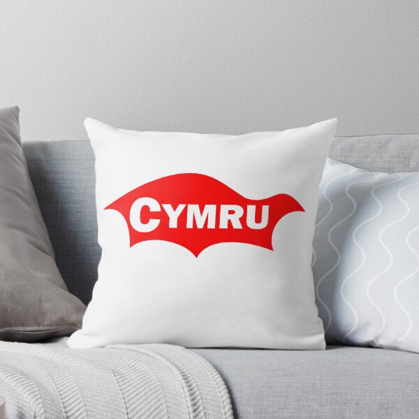 Item preview, Cymru white on dragon wing logo designed and sold by BoxDesigns.