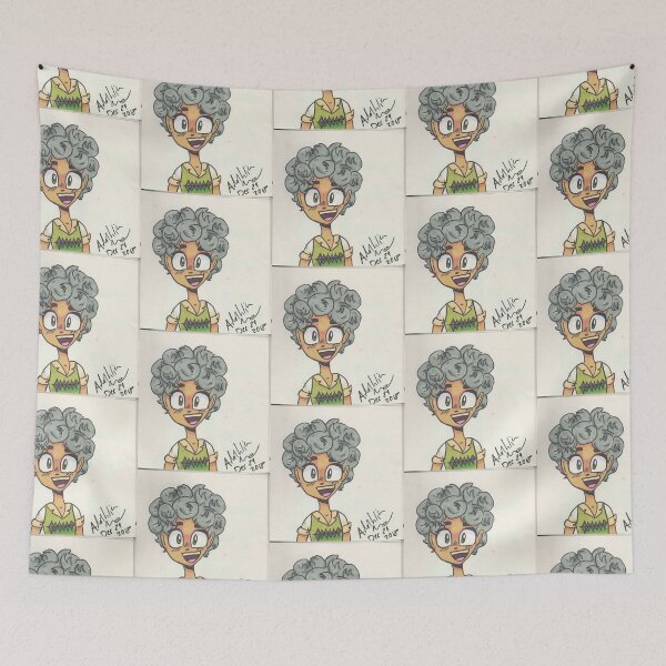 Item preview, Girl with grey puffy hair designed and sold by UnicornDaya.