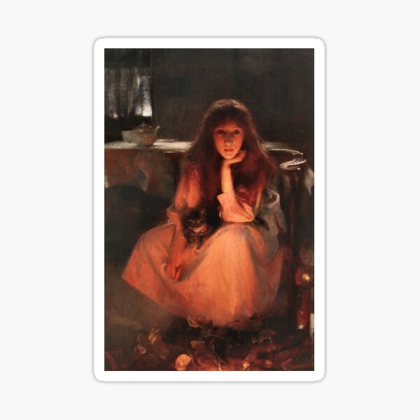 Item preview, Fire Fancies - Arthur Hacker designed and sold by forgottenbeauty.