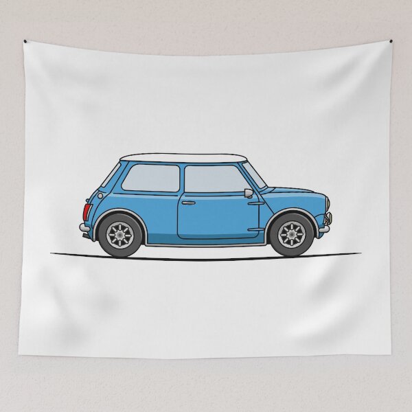 Item preview, Classic British Car - Blue designed and sold by JingleSnitch.