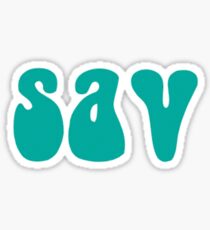 sav! (Türkis) Sticker