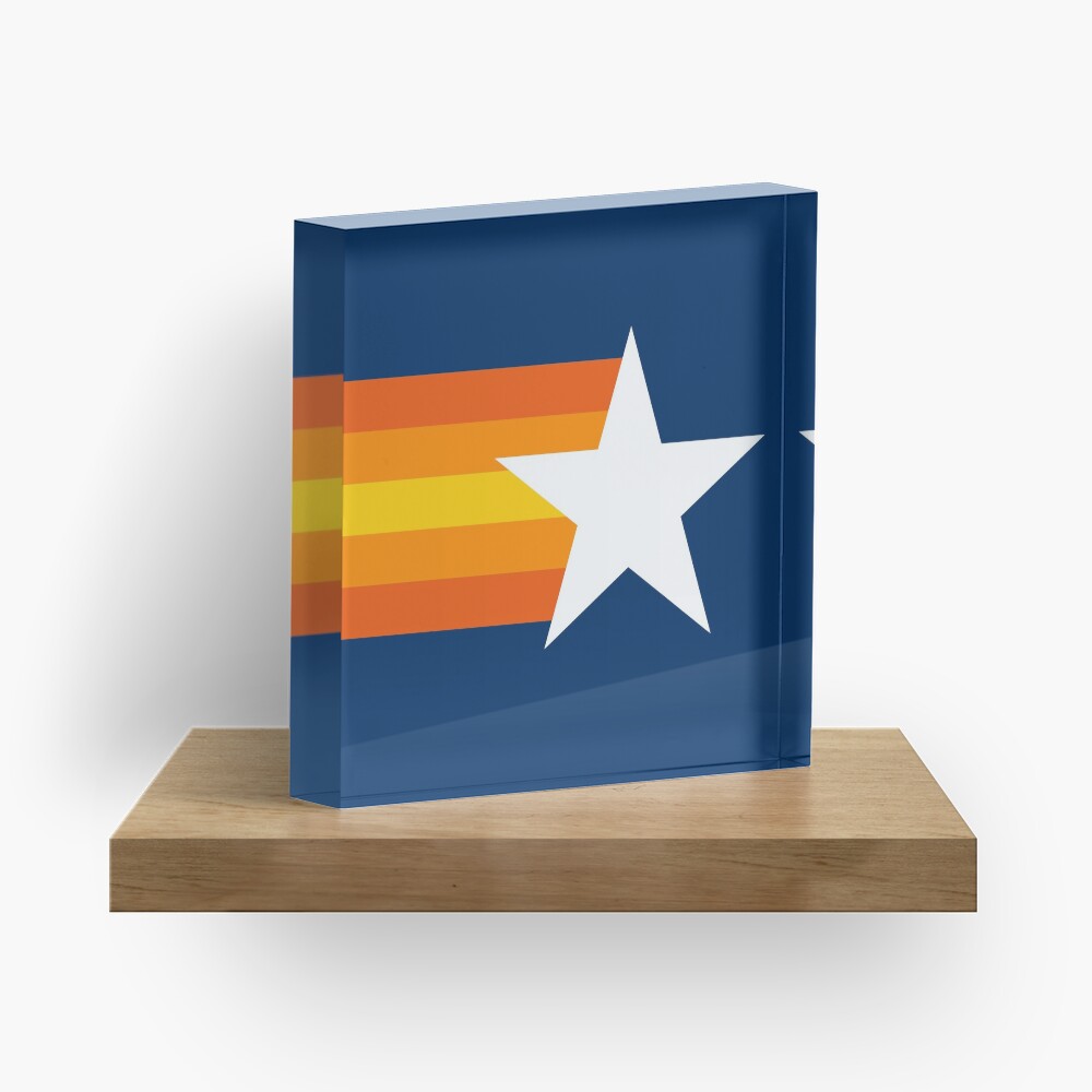 Stros Shooting Star, Blue Acrylic Block