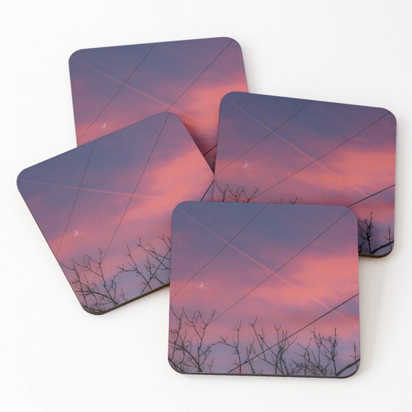 Item preview, Criss Cross: Sunset, Contrail, and Wires designed and sold by pixelmountain.