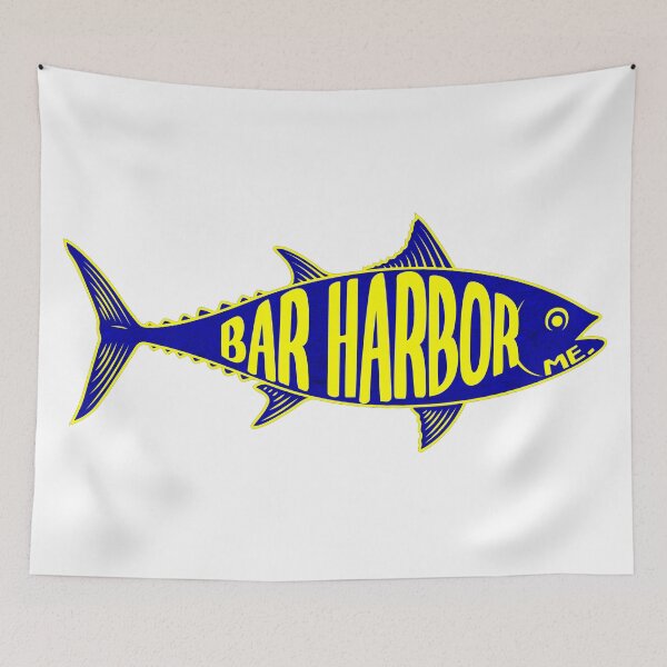 Item preview, Bar Harbor Maine Fishing Tuna Fish designed and sold by Travel Time.