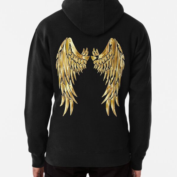 Hoodies with wings discount on the back