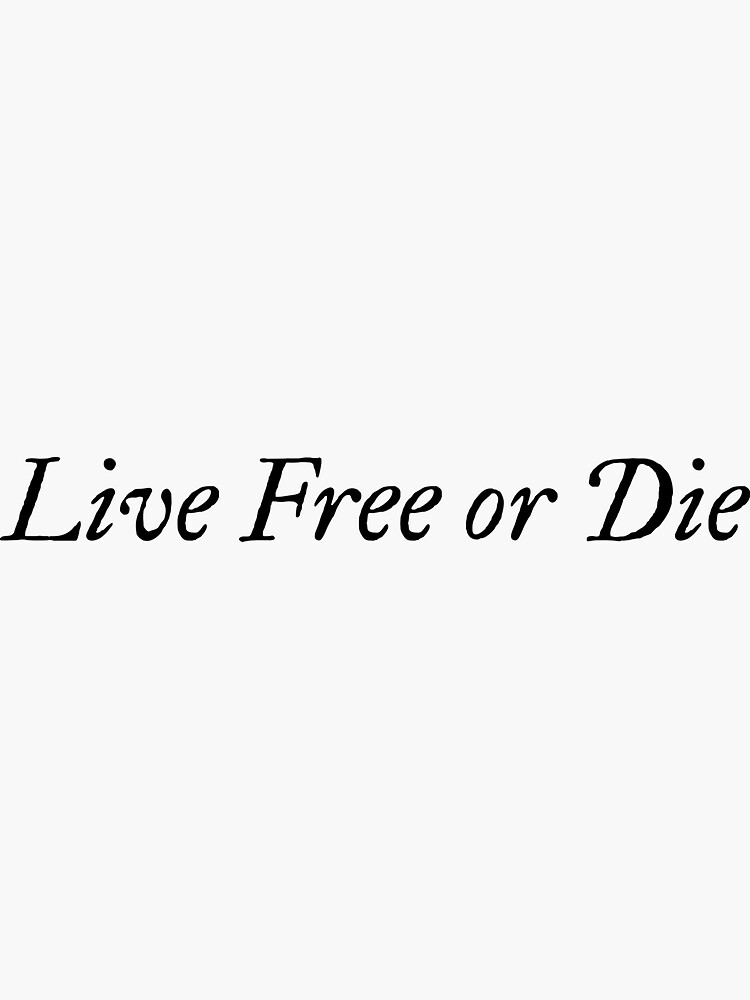 Live Free - Die Fishing Decal - Old Salt Store