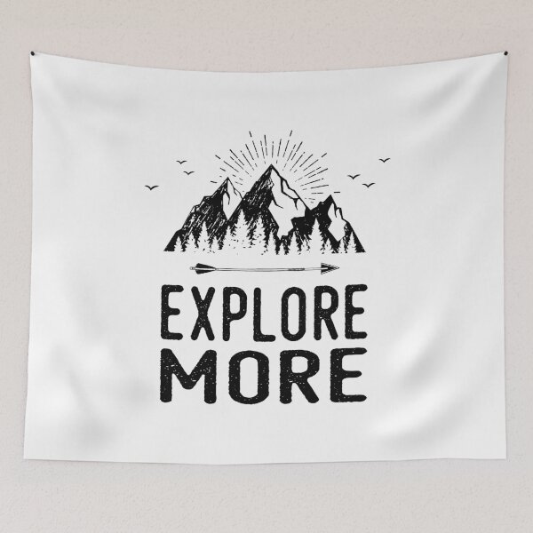 Item preview, Distressed - Explore More - For Outdoorsmen, Campers, Hikers, Adventurers designed and sold by Theodore Cory.
