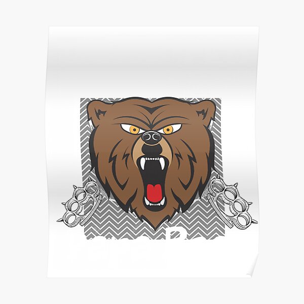 Bear Grills Posters Redbubble - how to get the its beans and burgers badge in bear roblox