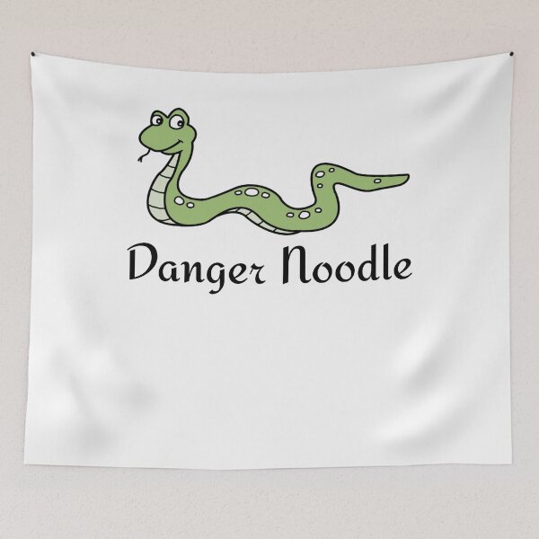 Item preview, Funny Snake - Danger Noodle - Snake Lover Gift - Snake Owner Gift - Cute Snake Shirt designed and sold by Galvanized.