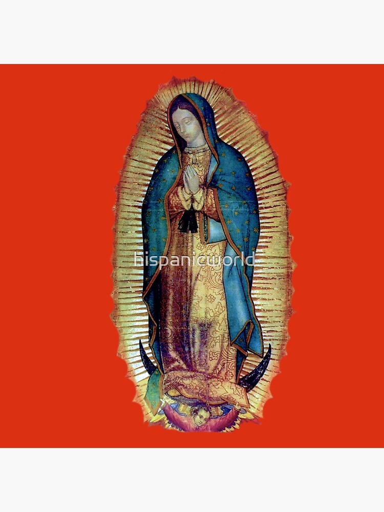 Our Lady Guadalupe Painting 4x6 Canvas Original Artwork Acry