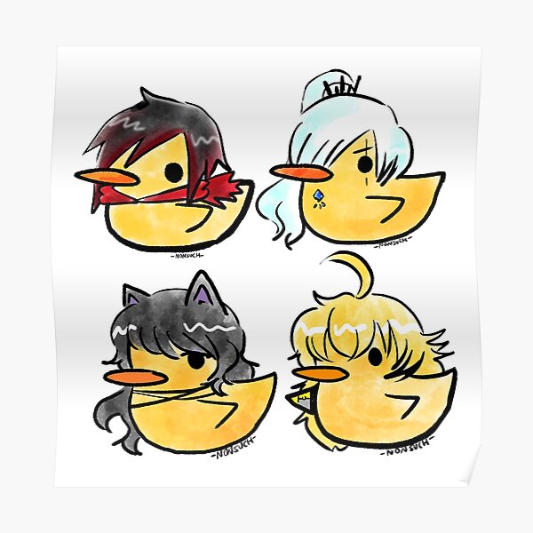 RWBY Ducks Poster