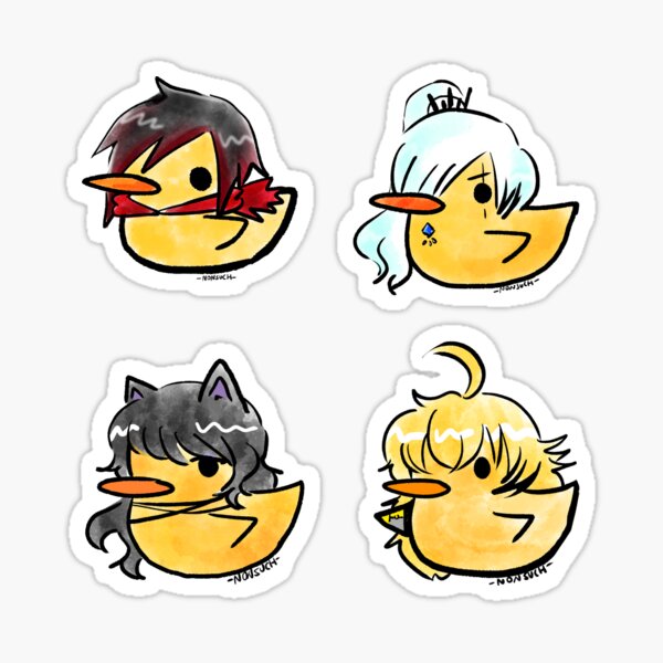 RWBY Ducks Sticker
