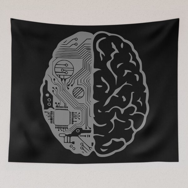 Item preview, Coding Brain in Grey designed and sold by 0tdesigns.