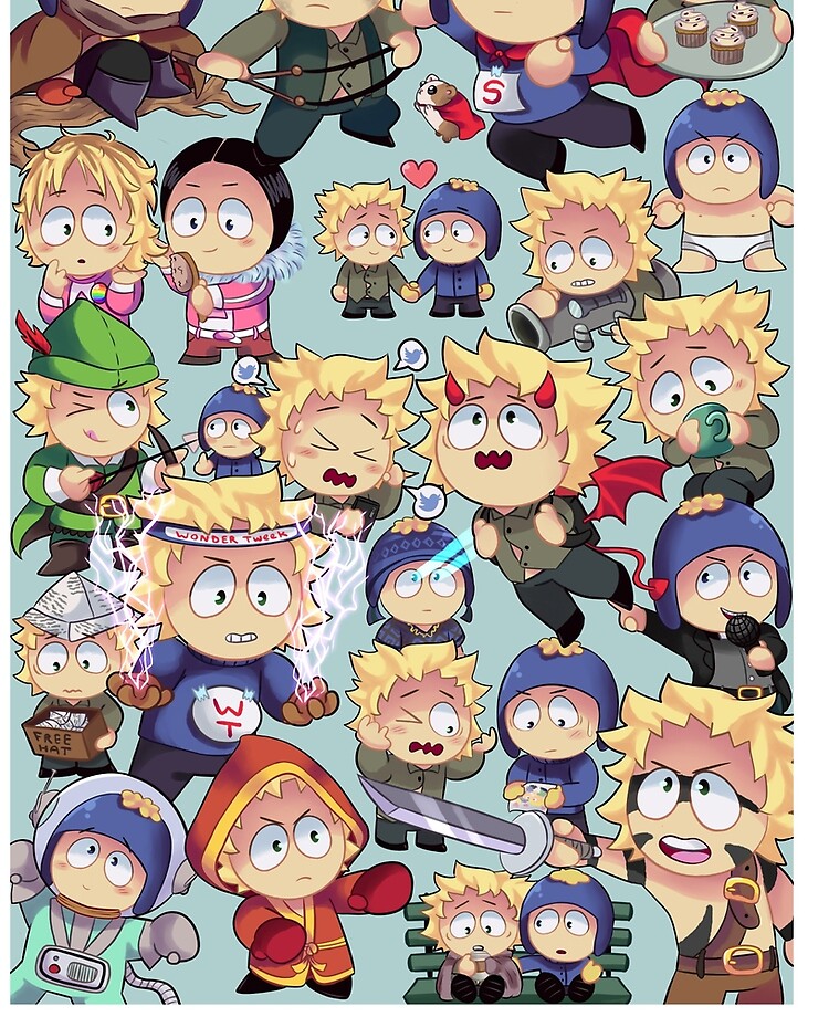 South Park- Tweek x Craig collage Poster for Sale by midnight