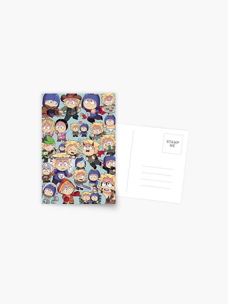 South Park- Tweek x Craig collage Postcard for Sale by midnight