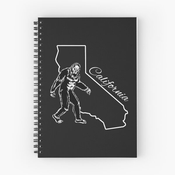 Item preview, Bigfoot illustrations Bigfoot in California designs funny gift idea designed and sold by BRtisticDesigns.