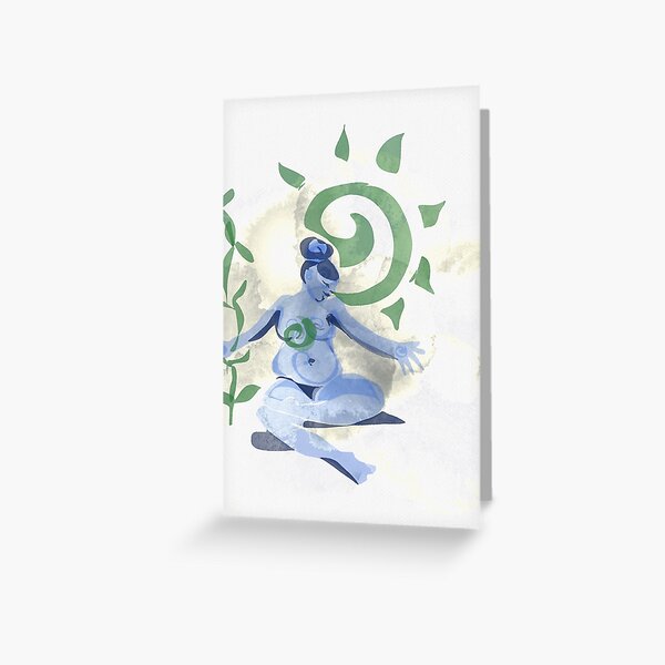 Creation Mantra Greeting Card