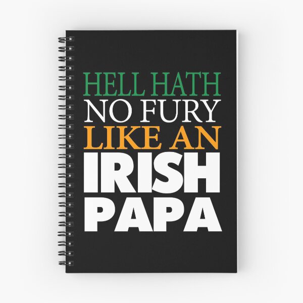Item preview, Funny Irish Papa Gift Hell hath no fury. designed and sold by drwigglebutts.