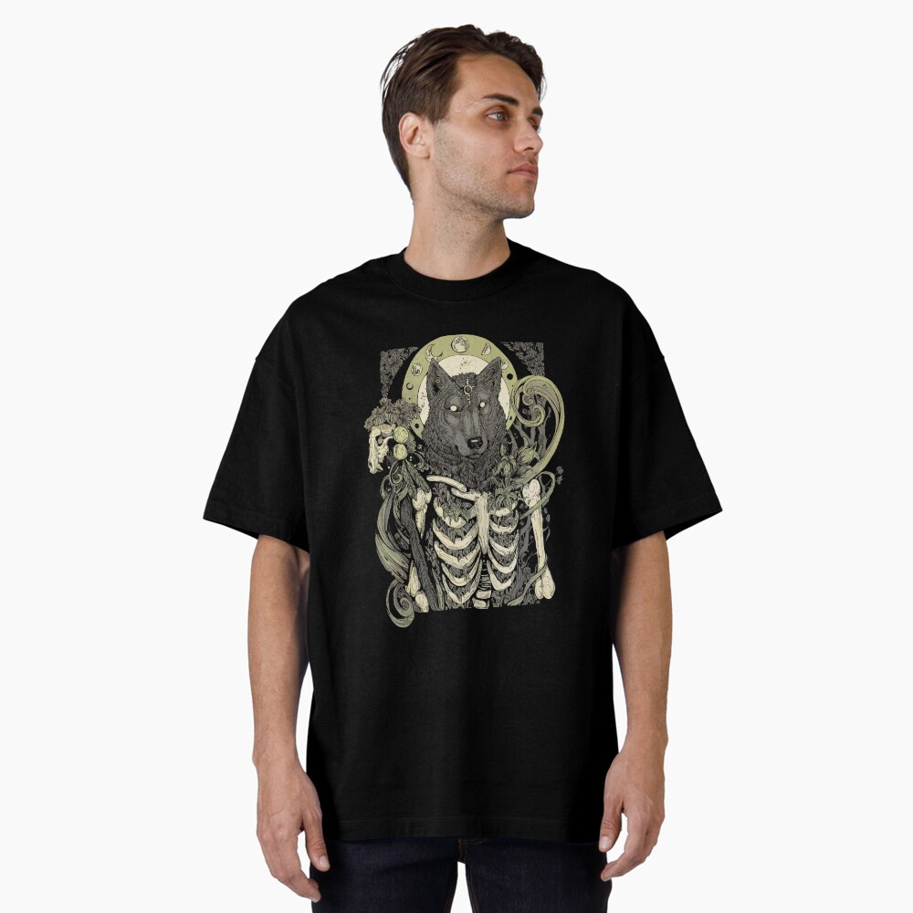 Item preview, Oversized T-Shirt designed and sold by WOLFSKULLJACK.