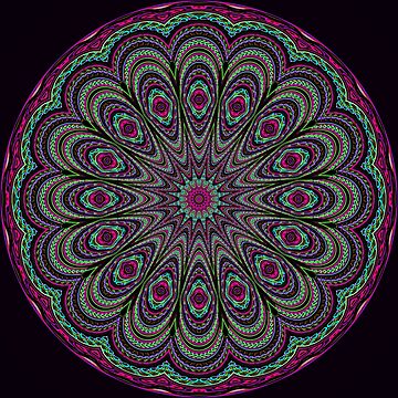 Artwork thumbnail, Glowing Peacock Feathers ~ Green by Vk91