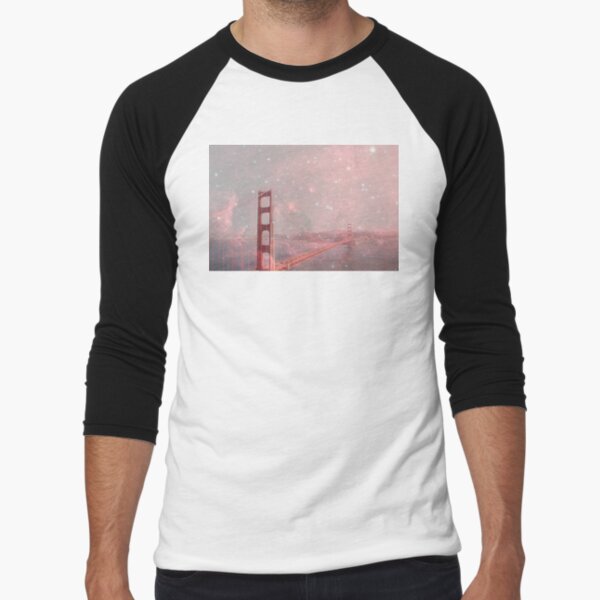 Stardust Covering San Francisco Baseball ¾ Sleeve T-Shirt