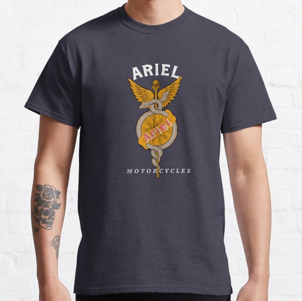 Classic Old Ariel Motorcycles Logo by MotorManiac Classic T-Shirt