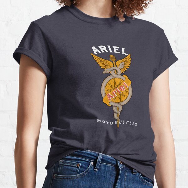 Classic Old Ariel Motorcycles Logo by MotorManiac Classic T-Shirt