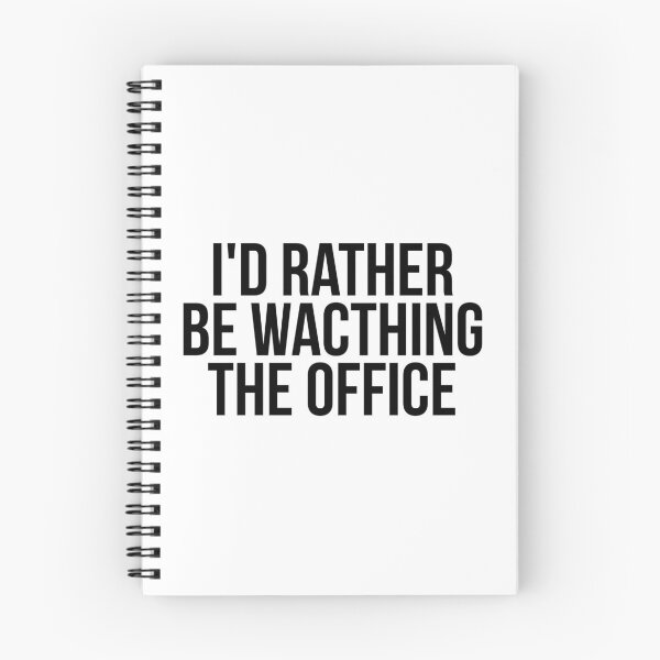 Item preview, I'd Rather Be Watching The Office designed and sold by brenda-lee.