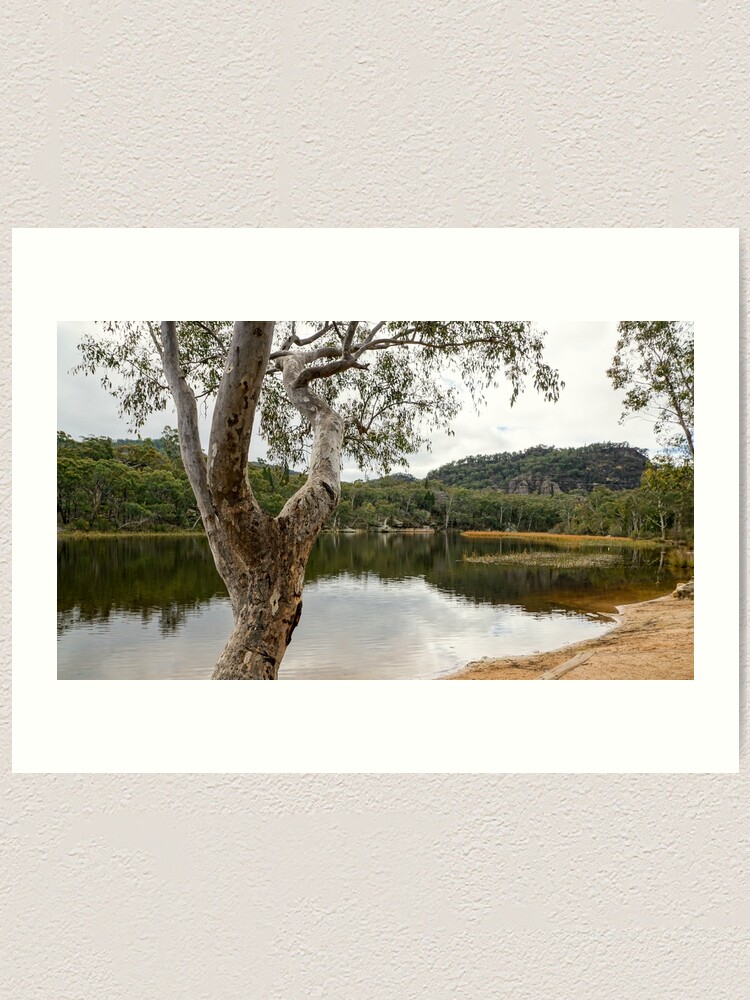 Alternate view of Dunns Swamp, Cudgegong River, Wollemi National Park, NSW Art Print