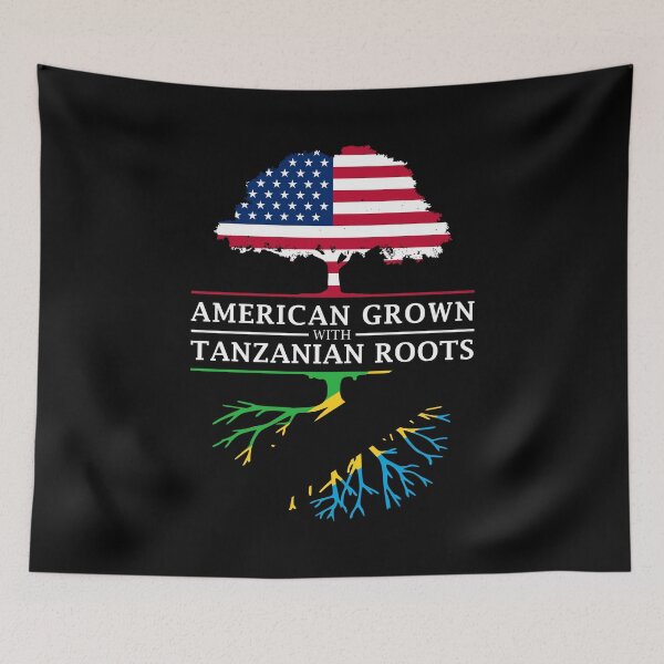 Item preview, American Grown with Tanzanian Roots   Tanzania Design designed and sold by ockshirts.