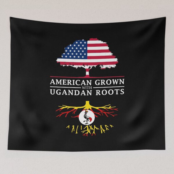 Item preview, American Grown with Ugandan Roots   Uganda Design designed and sold by ockshirts.