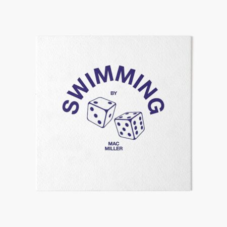 Schwimmen Würfel Galeriedruck