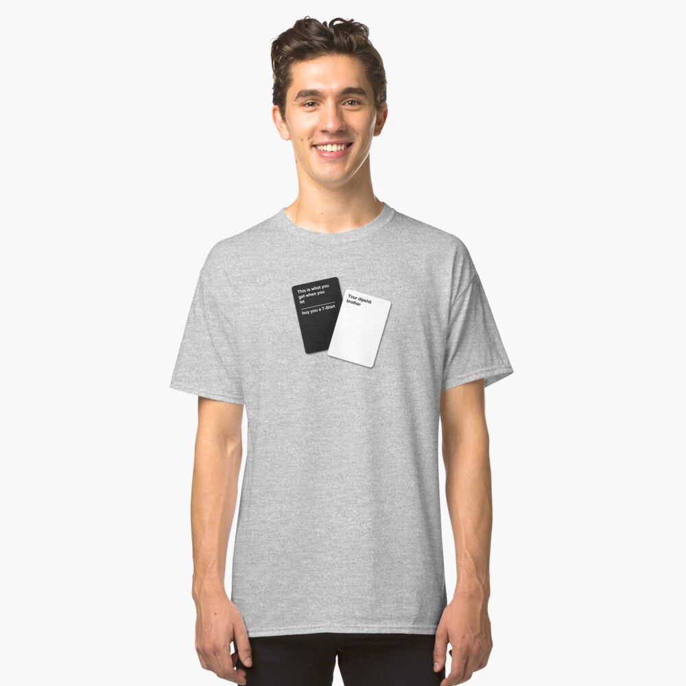 cards against humanity shirt