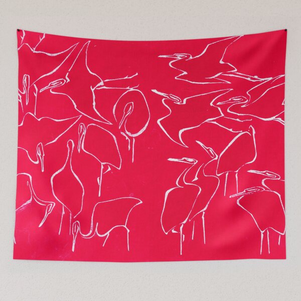Item preview, Katsushika Hokusai, Egrets from quick lessons in simplified drawing designed and sold by ValentinaHramov.