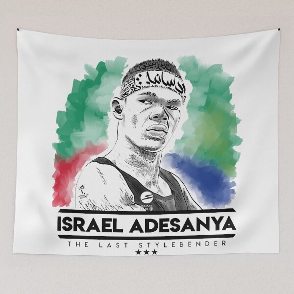 Item preview, Israel Adesanya - The Last Stylebender Calligraphy Portrait - Original by Ammaart designed and sold by Ammaart.