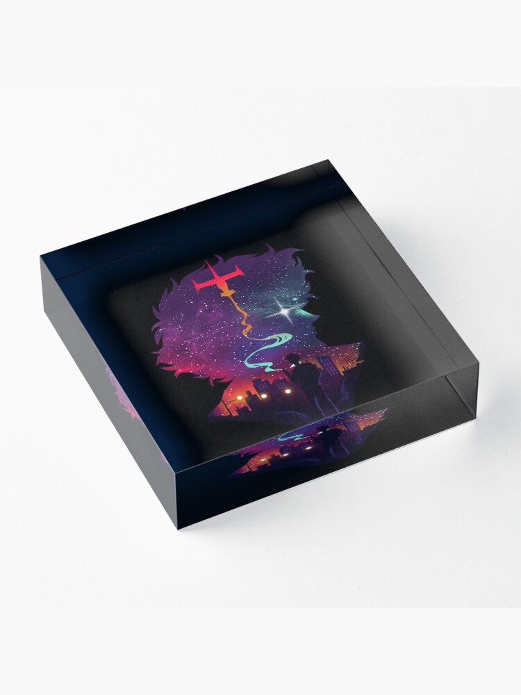 Alternate view of See you space cowboy! Cowboy bebop Spike Smoking Acrylic Block