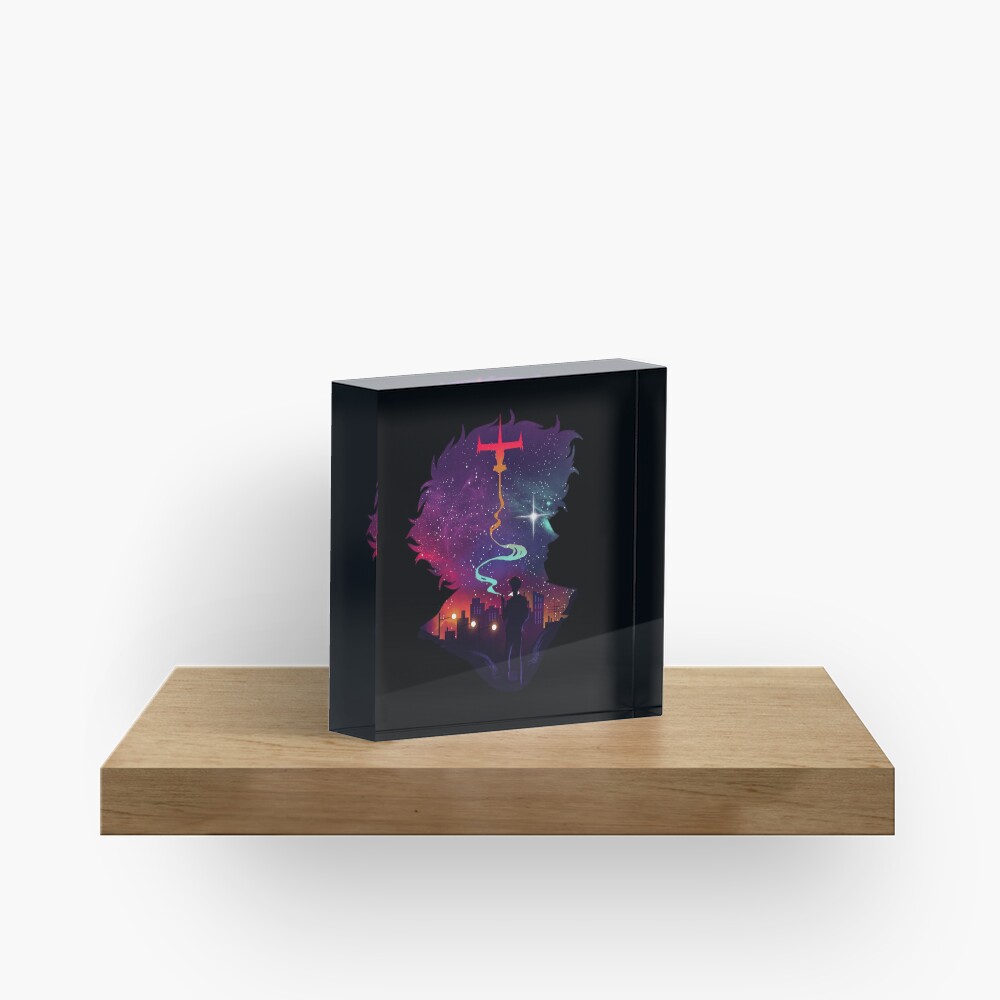 See you space cowboy! Cowboy bebop Spike Smoking Acrylic Block