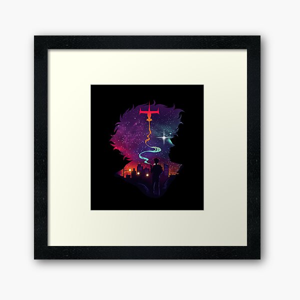 See you space cowboy! Cowboy bebop Spike Smoking Framed Art Print