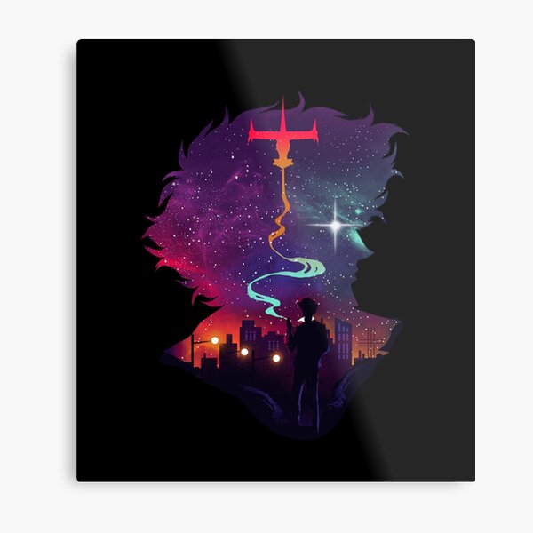 See you space cowboy! Cowboy bebop Spike Smoking Metal Print