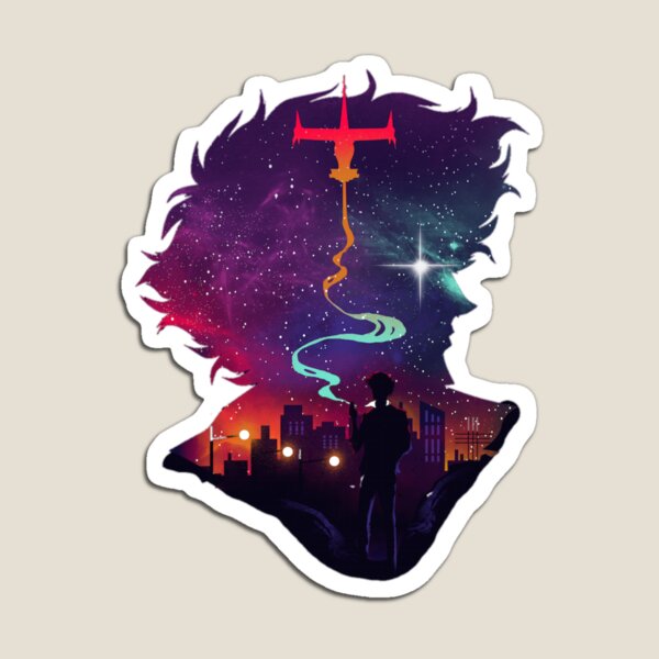 See you space cowboy! Cowboy bebop Spike Smoking Magnet