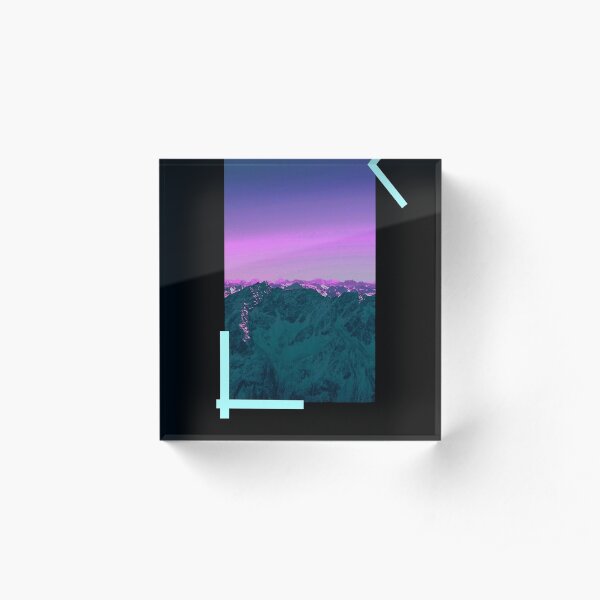 Off white style print - Acrylic Block