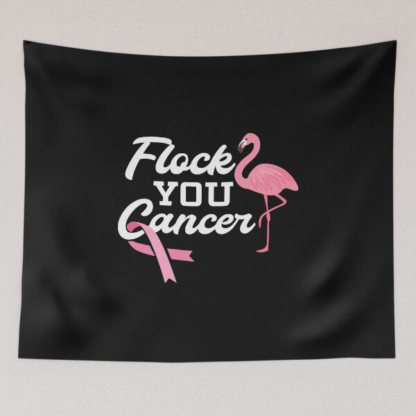 Item preview, Cancer Fighter Shirt fearless pink Flamingo designed and sold by biNutz.