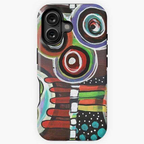 Painting a pattern iPhone Tough Case