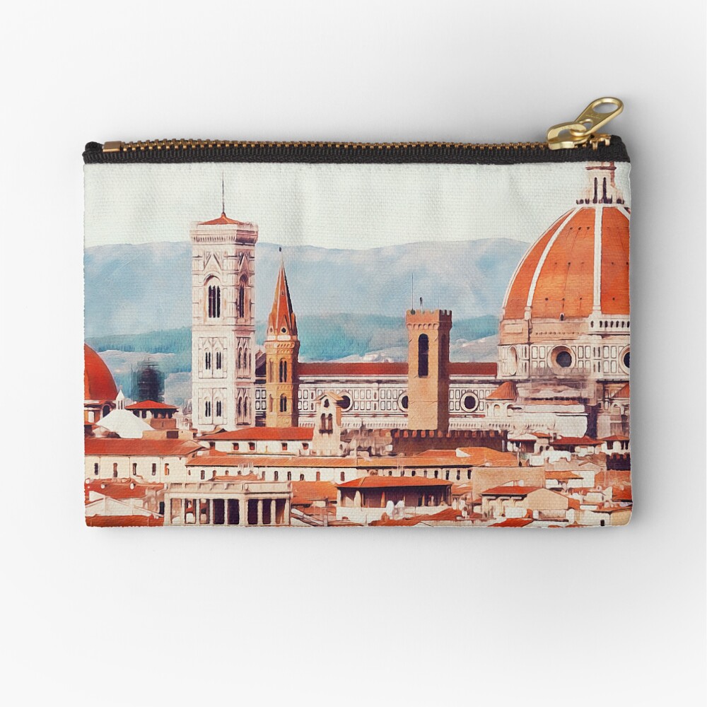 Florence Cityscape Zipper Pouch